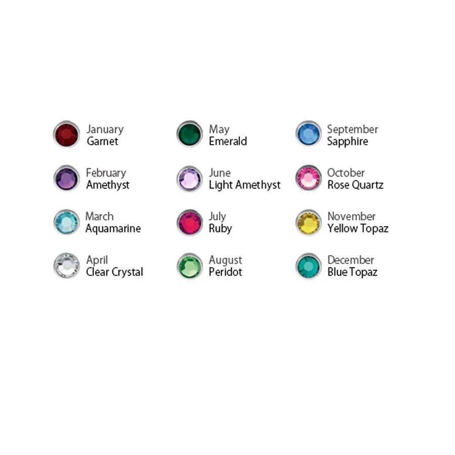 Name Birthstone Necklace - Image 3